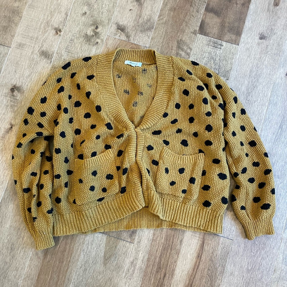 Madewell spotted sweater M NWOT